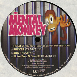DJ Trajic Mental Monkey USED VINYL 12INCH