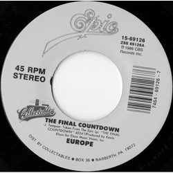 Europe Japan The Final Countdown / Carrie Vinyl 7" USED
