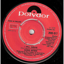 Gloria Gaynor I Will Survive USED VINYL 7INCH 45 RPM SINGLE