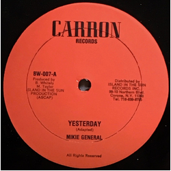 Mikie General Yesterday Vinyl 12" USED
