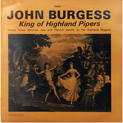 John Burgess (6) King Of Highland Pipers Vinyl LP USED