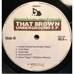 Sputnik Brown That Brown Underground E.P. USED VINYL 12INCH 33 S RPM EP LIMITED EDITION