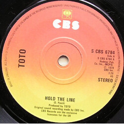Toto Hold The Line USED VINYL 7INCH 45 RPM SINGLE