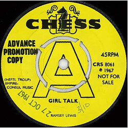 Ramsey Lewis Girl Talk USED VINYL 7INCH SINGLE 45 RPM PROMO