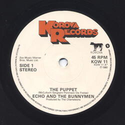 Echo & The Bunnymen The Puppet USED VINYL 7INCH 45 RPM SINGLE