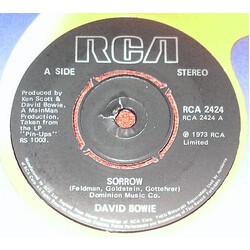 David Bowie Sorrow USED VINYL 7INCH 45 RPM SINGLE STEREO