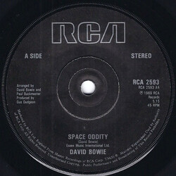 David Bowie Space Oddity USED VINYL 7INCH 45 RPM REISSUE