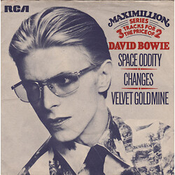 David Bowie Space Oddity / Changes / Velvet Goldmine VINYL 7" USED