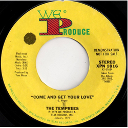 The Temprees Come And Get Your Love Vinyl 7" USED