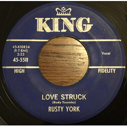 Rusty York Love Struck / Goodnight Cincinnati, Goodmorning Tennessee USED VINYL 7INCH 45 RPM