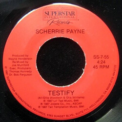 Scherrie Payne Testify USED VINYL 7INCH 45 RPM SINGLE SIDED
