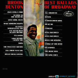Brook Benton Best Ballads Of Broadway Vinyl LP USED