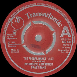 The Brighouse And Rastrick Brass Band The Floral Dance USED VINYL 7INCH 45 RPM SINGLE