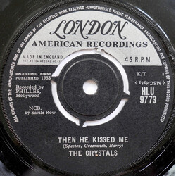 The Crystals Then He Kissed Me USED VINYL 7INCH 45 RPM SINGLE