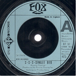 Fox (3) S-s-s-single Bed USED VINYL 7INCH 45 RPM SINGLE