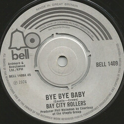 Bay City Rollers Bye Bye Baby USED VINYL 7INCH 45 RPM SINGLE