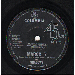 The Shadows Maroc 7 USED VINYL 7INCH 45 RPM SINGLE