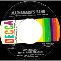 Guy Lombardo And His Royal Canadians Macnamara's Band USED VINYL 7INCH 45 RPM