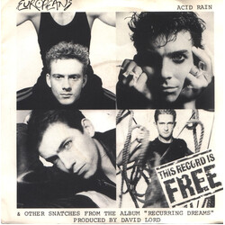Europeans This Record Is Free USED VINYL 7INCH 45 RPM SAMPLER