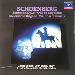 Arnold Schoenberg / Gerald English / John Shirley-Quirk / London Sinfonietta / David Atherton (2) Serenade, Op. 24 · Ode To Napoleon · Die Eiserne Bri