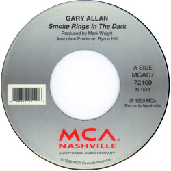 Gary Allan (2) Smoke Rings In The Dark USED VINYL 7INCH 45 RPM SINGLE