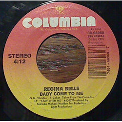 Regina Belle Baby Come To Me USED VINYL 7INCH 45 RPM