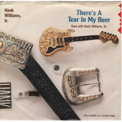 Hank Williams Jr. There's A Tear In My Beer USED VINYL 7INCH 45 RPM SINGLE STYRENE