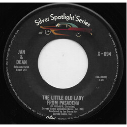 Jan & Dean The Little Old Lady From Pasadena / Popsicle USED VINYL 7INCH SINGLE 45 RPM