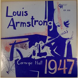 Louis Armstrong Carnegie Hall Concert - Feb. 8, 1947 Vinyl LP USED