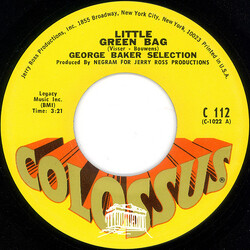 George Baker Selection Little Green Bag USED VINYL 7INCH 45 RPM SINGLE