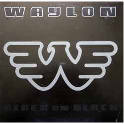 Waylon Jennings Black On Black Vinyl LP USED