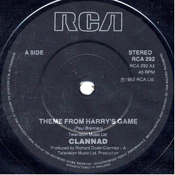 Clannad Theme From Harry's Game USED VINYL 7INCH 45 RPM SINGLE
