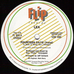 Lex (2) Fourteen Days VINYL 12" USED