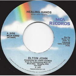 Elton John Healing Hands USED VINYL 7INCH 45 RPM SINGLE