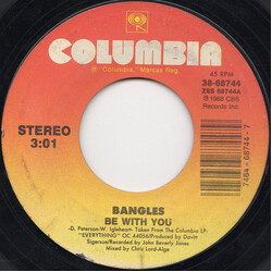 Bangles Be With You USED VINYL 7INCH 45 RPM SINGLE STYRENE