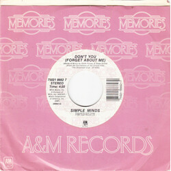 Simple Minds Don't You (Forget About Me) / Alive And Kicking USED VINYL 7INCH SINGLE 45 RPM