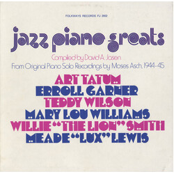 Various Jazz Piano Greats Vinyl LP USED