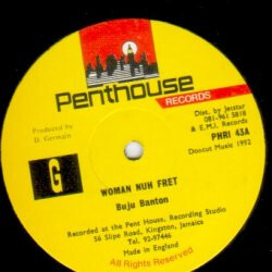 Buju Banton Woman Nuh Fret Vinyl 12" USED