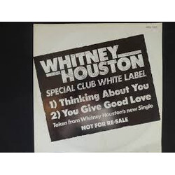 Whitney Houston Thinking About You USED VINYL 12INCH SINGLE PROMO