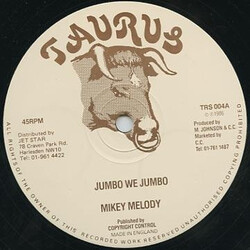 Mikey Melody / Troy Wonder Jumbo We Jumbo / Ungrateful Lover USED VINYL 12INCH