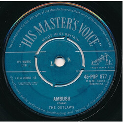 The Outlaws (3) Ambush USED VINYL 7INCH 45 RPM