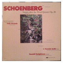 Arnold Schoenberg Sonata After The Wind Quintet Op. 26 Vinyl LP USED
