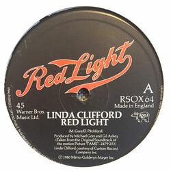 Linda Clifford / Irene Cara Red Light / Hot Lunch Jam USED VINYL 12INCH 45 RPM