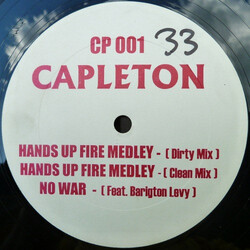 Capleton Hands Up Fire Medley / No War USED VINYL 12INCH
