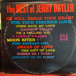 Jerry Butler The Best Of Jerry Butler Vinyl LP USED