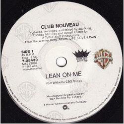 Club Nouveau Lean On Me VINYL 7" USED