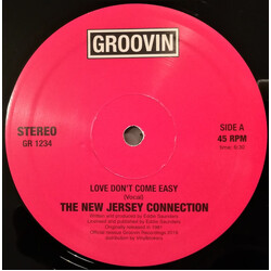 The New Jersey Connection Love Don't Come Easy USED VINYL 12INCH 45 RPM REISSUE