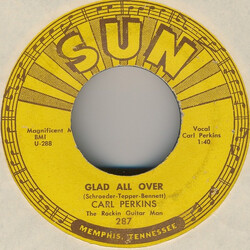 Carl Perkins Glad All Over USED VINYL 7INCH 45 RPM