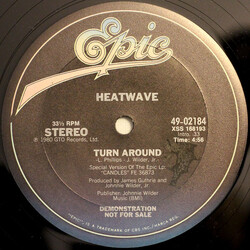 Heatwave Turn Around USED VINYL 12INCH PROMO