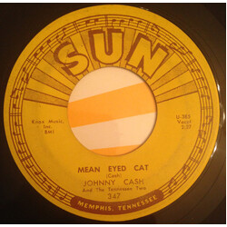 Johnny Cash & The Tennessee Two Mean Eyed Cat / Port Of Lonely Hearts USED VINYL 7INCH SINGLE